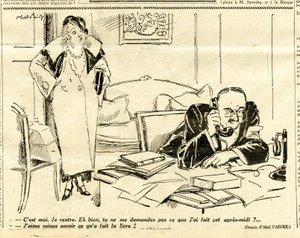 Candido, Satirico in N & B da Jules Abel Faivre