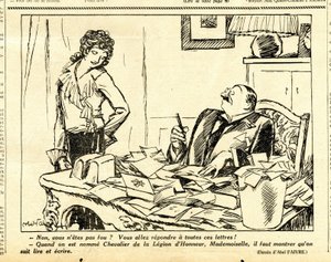 Candido, Satirico in N & B da Jules Abel Faivre