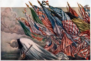 Poster per il “4° Prestito della Difesa Nazionale” 1918 (poster) da Jules Abel Faivre