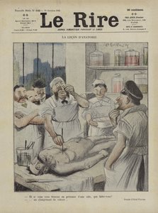 La lezione di anatomia. Illustrazione per Le Rire