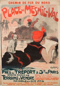 Chemin de fer du Nord. Spiaggia di Mesnil-Val, 1901 da Jules Alexandre Grün