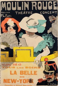 Moulin Rouge. La Belle de New York, c. 1895