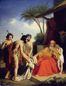 Il mantello di Giuseppe riportato a Giacobbe da Jules Ambroise Francois Naudin