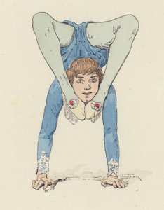 Ginnasta femminile da Jules Arsene (after) Garnier