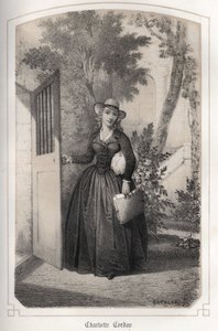 Ritratto di Charlotte Corday (1768 - 1793). in 