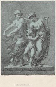 Apollo e le Muse da Jules Boilly after Pierre Paul Prud