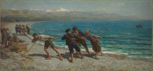 Pescatori a Mentone da Jules Breton