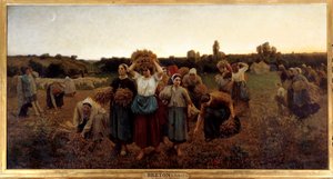 Le rappel des glaneuses da Jules Breton
