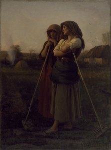 La fine del giorno da Jules Breton