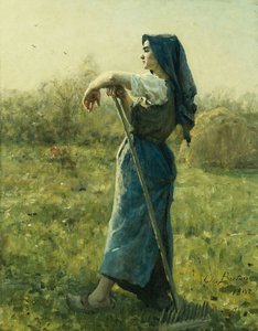 Il mietitore da Jules Breton