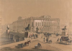 Palazzo Beloselsky-Belozersky a San Pietroburgo da Jules Charlemagne