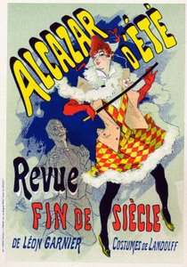 Arte. Intrattenimento. Spettacolo di varietà Fine del Secolo al cabaret parigino l