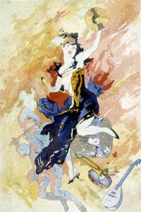 Disegno di Cherret per il Carnevale (fine XIX secolo)