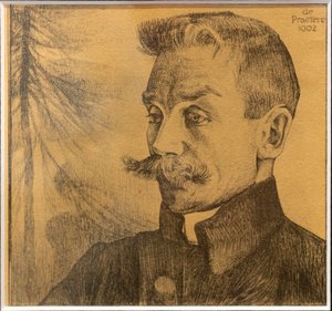 Ritratto dello scrittore Stijn Streuvels