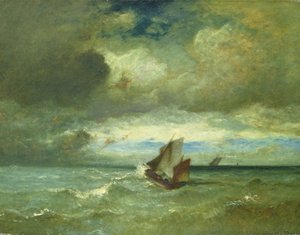 Mare agitato da Jules Dupré