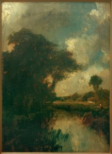 Paesaggio fluviale da Jules Dupré