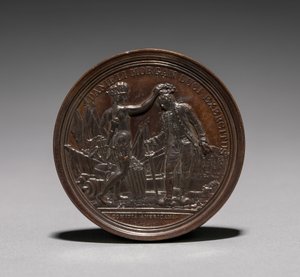 Medaglia: Daniel Morgan (recto) da Jules Dupré
