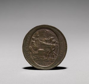 Medaglia: Cinque Sols emessi dai Fratelli Monneron, Parigi, 1792 (recto) da Jules Dupré
