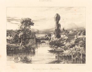 Veduta di Alençon da Jules Dupré