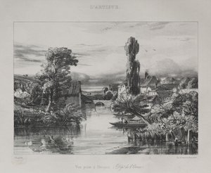 Veduta vicino ad Alençon, 1839 da Jules Dupré