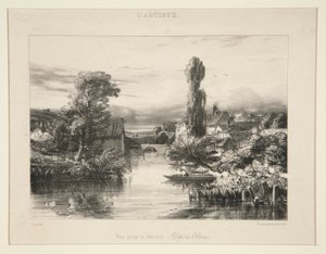 Vista presa ad Alençon da Jules Dupré