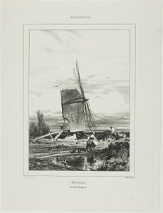 Mulino a vento di Sologne da Jules Dupré