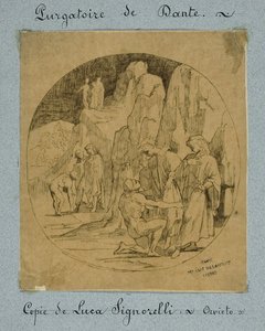 Il Purgatorio di Dante da Jules Elie Delaunay
