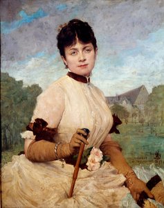 Ritratto di Madame Toulmouche da Jules Elie Delaunay