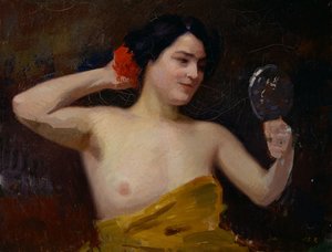 Nudo Femminile (donna con il suo specchio)