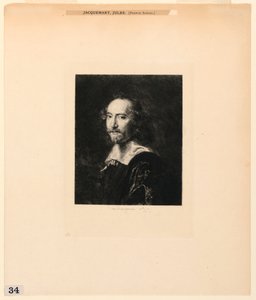 Ritratto di un uomo, da "Incisioni di quadri nel Metropolitan Museum, New York"