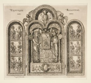 Trittico tedesco da Jules Ferdinand Jacquemart
