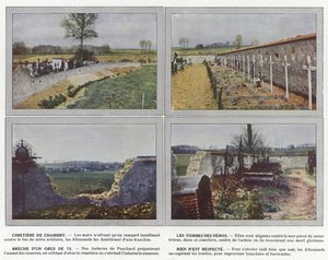 Cimitero di Chambry, Le Tombe degli Eroi, Breccia di un Obice da 75, Nulla è Rispetto da Jules Gervais Courtellemont