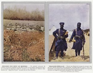 Esplosione di un Deposito di Munizioni, Tirailleurs Senegalais