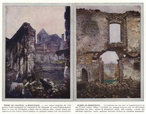 Ferme du Chateau a Montceaux, Ruines de Montceaux