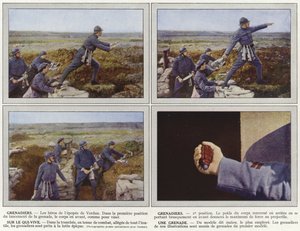 Granatieri, granatieri, sul chi vive, una granata da Jules Gervais Courtellemont