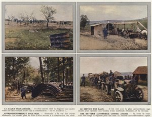 La Cagna Bouleversee, Il Servizio delle Acque, Rifornimenti Sotto Bosco, Una Batteria Automobilistica Contro Aerei