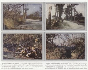 La discesa su Vareddes, il nostro bombardamento della Cote 107, la tomba di un eroe, il terrier del tedesco da Jules Gervais Courtellemont