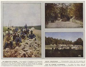 Gli Eroi della Strada, Strada Strategica, Parco di Camion Automobili da Jules Gervais Courtellemont