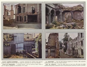 Place Sainte-Catherine, La Princerie, Cour de Serrurier, Rue de Verdun da Jules Gervais Courtellemont