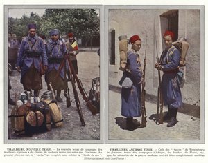 Tirailleurs, Nuova Divisa, Tirailleurs, Vecchia Divisa