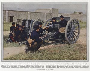Un 75 e il suo cassone