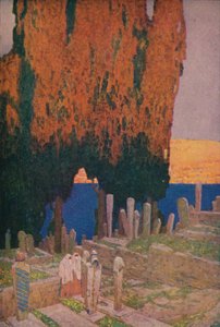Nel cimitero di Eyub, sul Corno d
