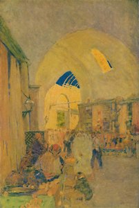 Il Gran Bazar a Costantinopoli, 1913 da Jules Guerin