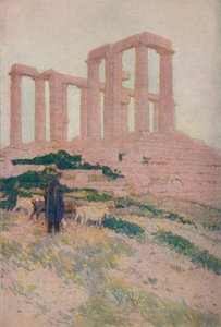 Il Tempio di Poseidone e Atena a Sunium, 1913