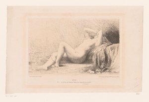 Donna nuda sdraiata da Jules Joseph Lefebvre