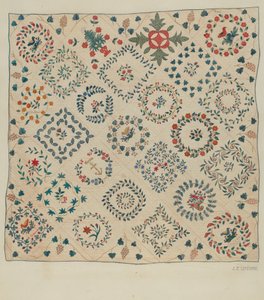 Coperta Applique, c. 1936 da Jules Lefevere