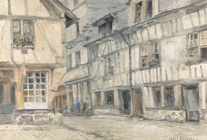 Vista della Rue de Lamitie da Jules Lessore