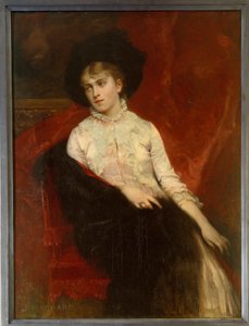 Ritratto di Jeanine Dumas Davy de la Pailleterie da Jules Louis Machard