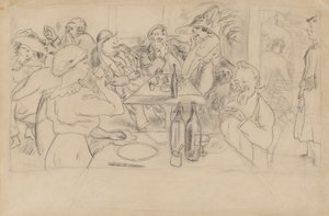 Scena di caffè da Jules Pascin