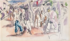Figure e cavalli da Jules Pascin